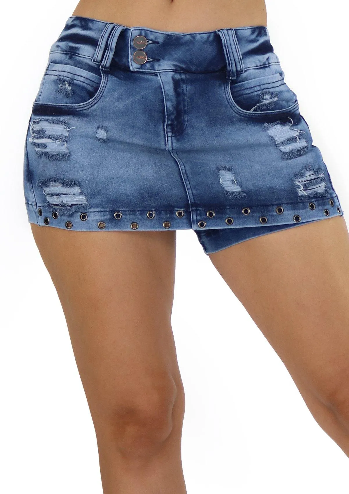 19417 Falda Pantalón by Maripily Rivera