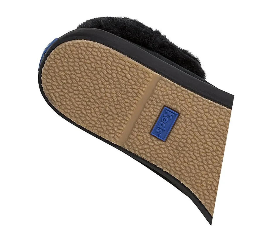 2024 diez años Botas con Cordones Keds Rise Hi Gamuza Faux Fur Mujer Negras – Botas Con Cordones