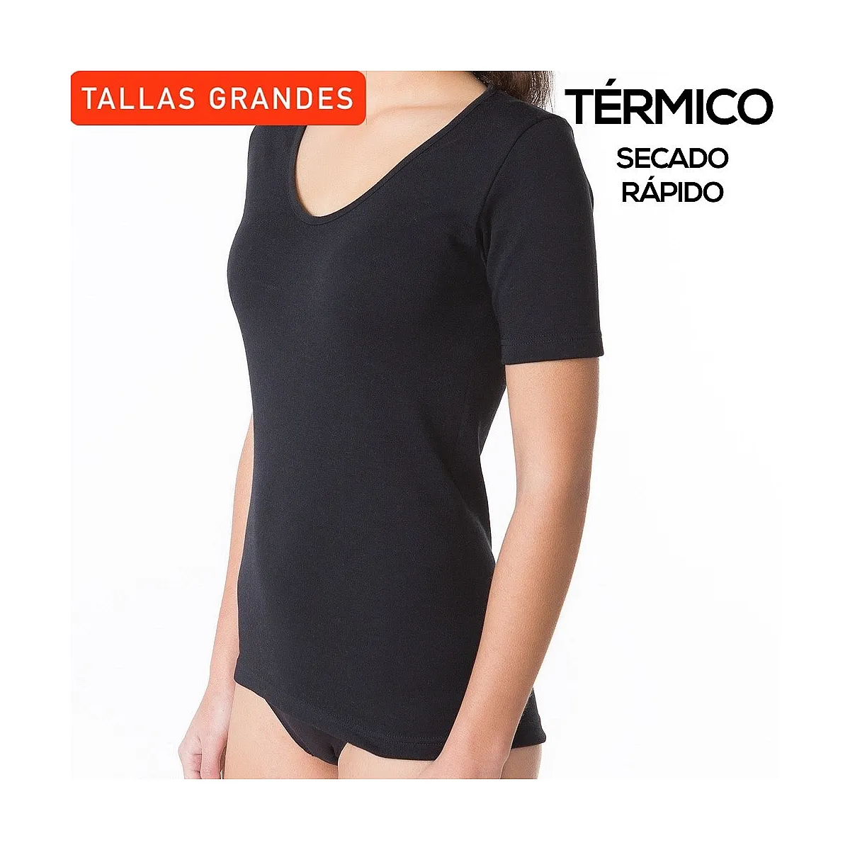 9825b CAMISETA MANGA CORTA TÉRMICA SECADO RÁPIDO