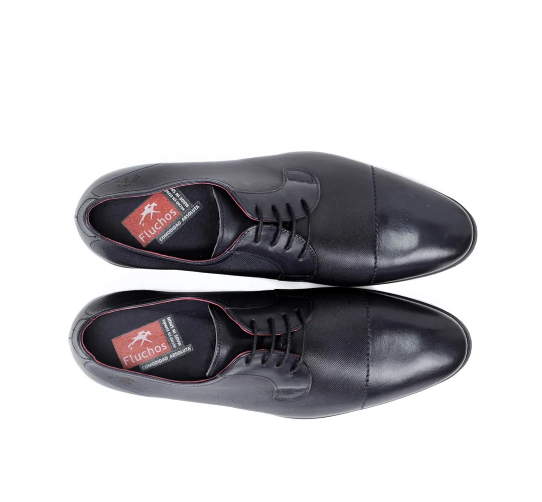 ADAM F0845 Zapato de Cordones Azul
