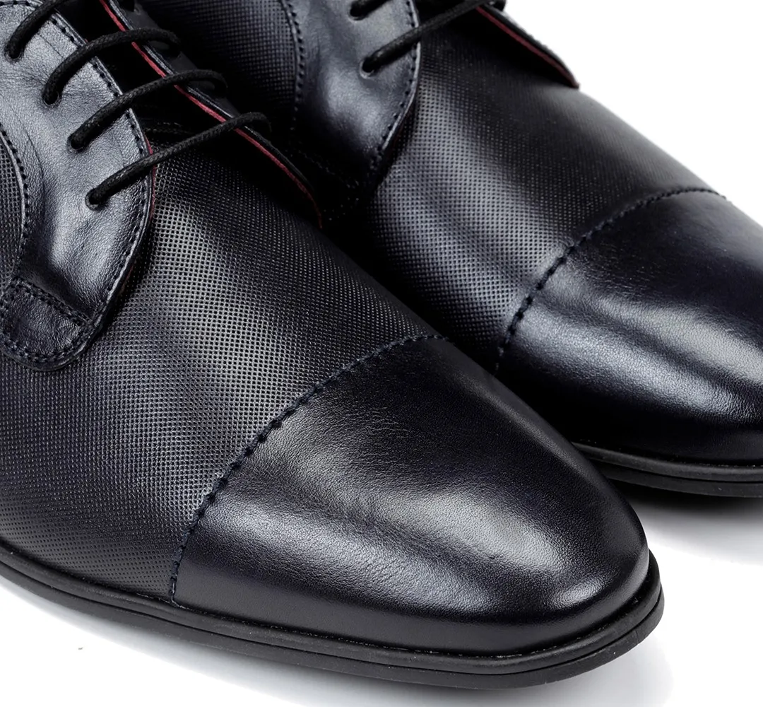 ADAM F0845 Zapato de Cordones Azul