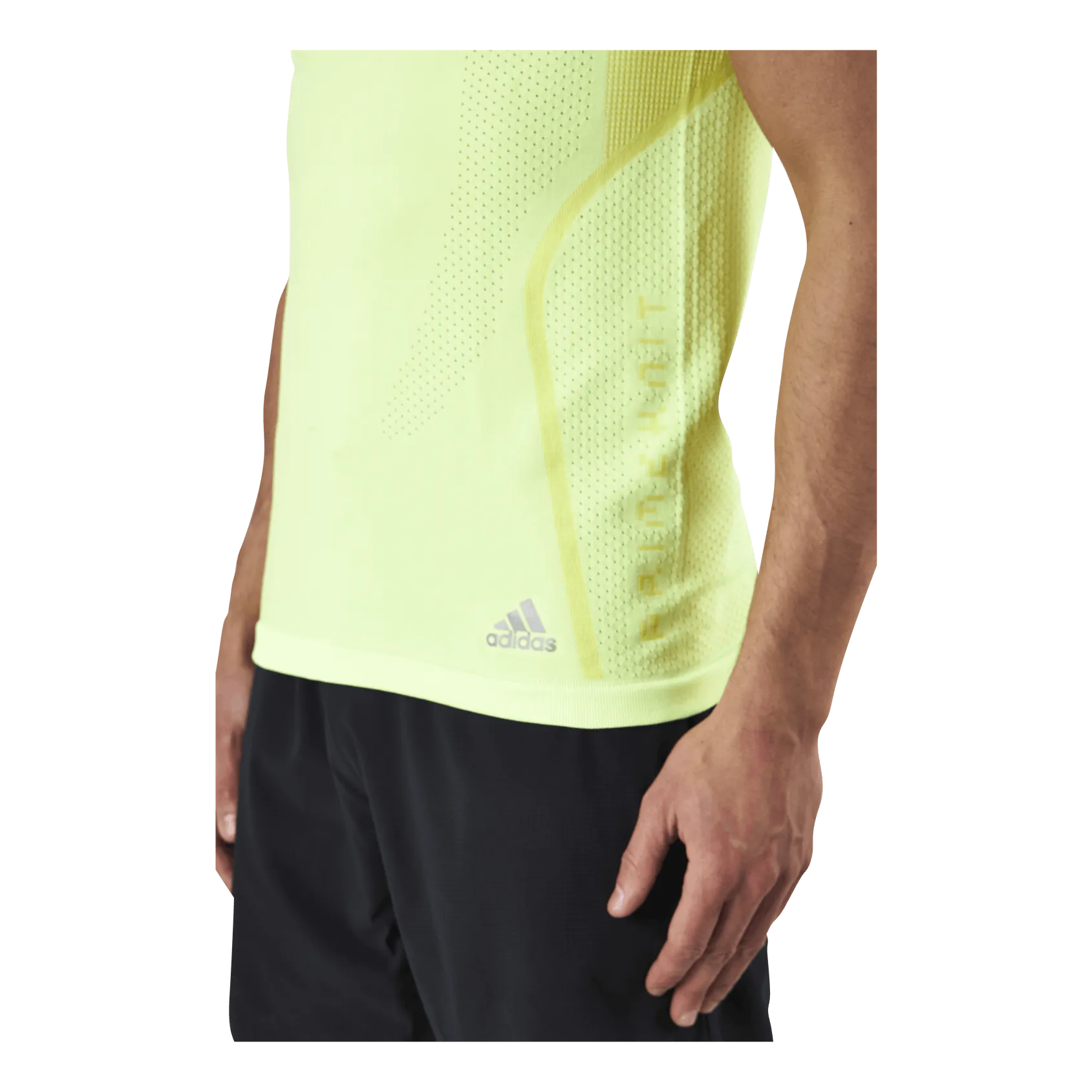 ADIDAS ADIDAS PRIMEKNIT TEE M ACID YELLOW / HIRES YELLOW