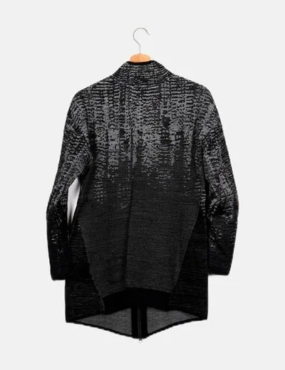 Adidas Chaqueta jaspeada negra
