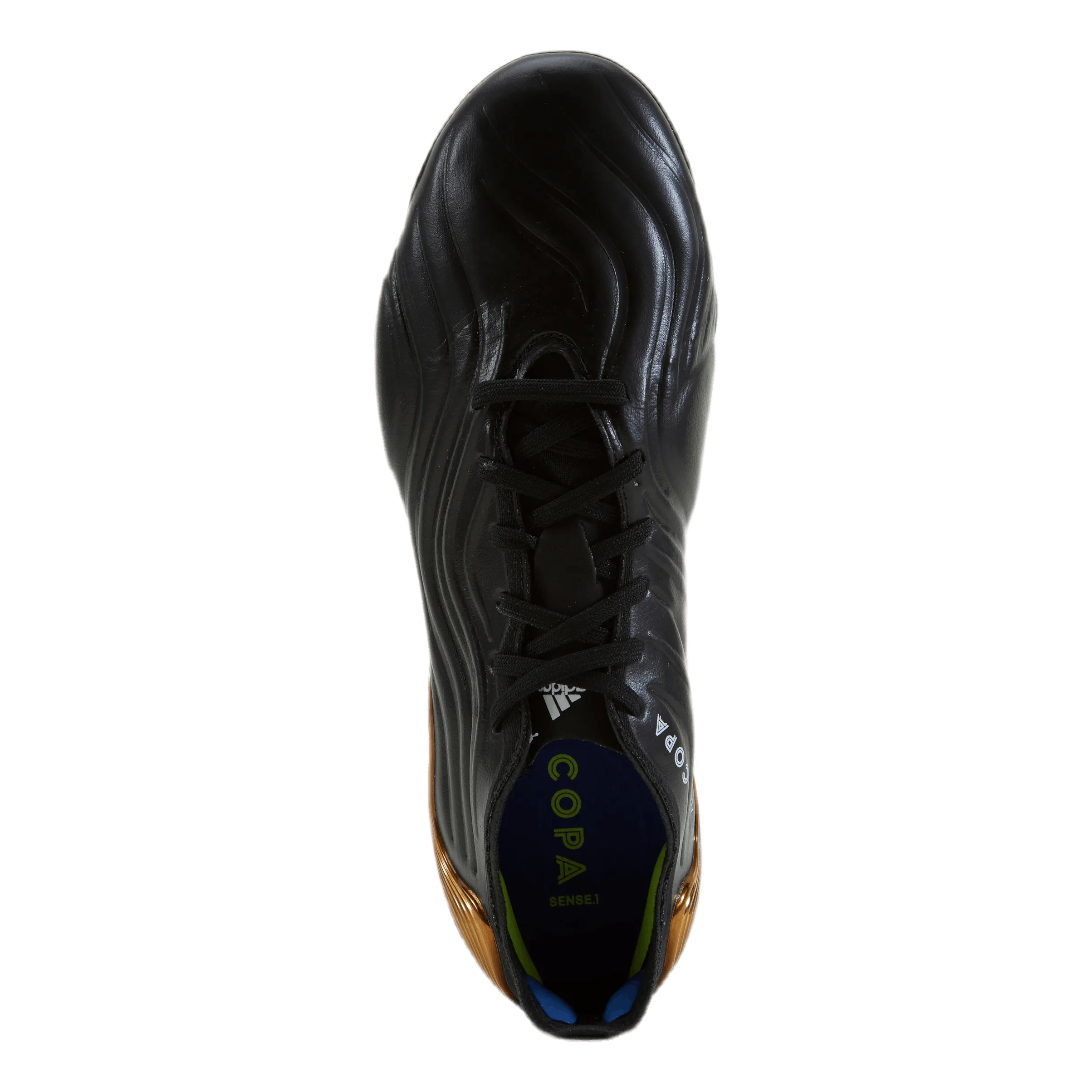 Adidas Copa Sense.1 Firm Ground Boots Core Black / Cloud White / Gold Metallic