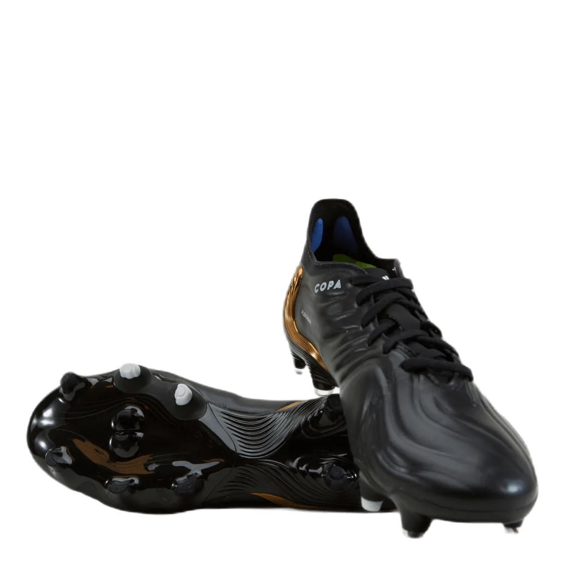 Adidas Copa Sense.1 Firm Ground Boots Core Black / Cloud White / Gold Metallic
