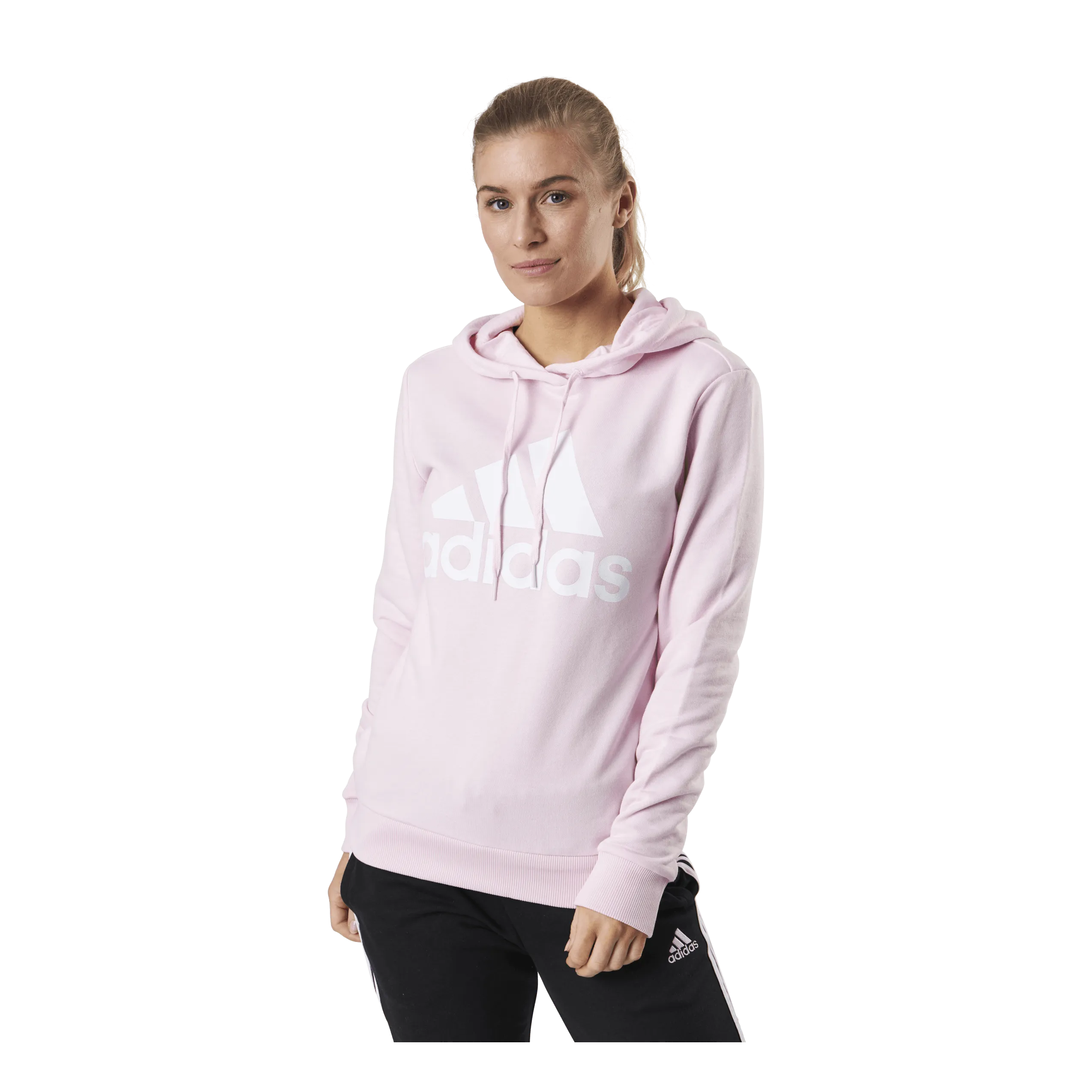 Adidas Essentials Hoodie Clear Pink / White