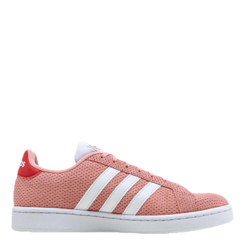 Adidas Grand Court Shoes Glow Pink / Cloud White / Glory Red