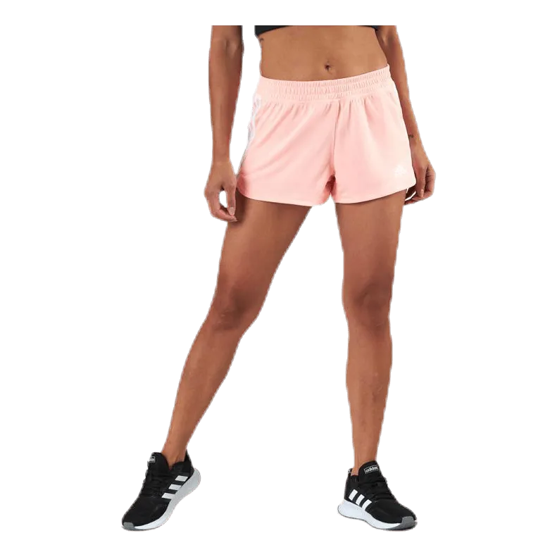 ADIDAS PACER 3STRIPES KNIT SHORTS PINK