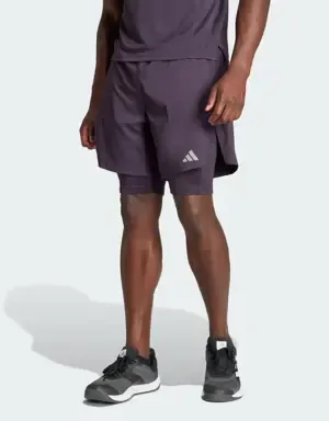 ADIDAS PANTALóN CORTO HIIT WORKOUT HEAT.RDY 2IN1