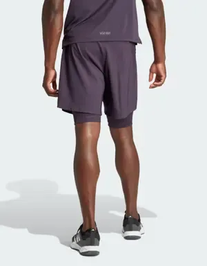 ADIDAS PANTALóN CORTO HIIT WORKOUT HEAT.RDY 2IN1