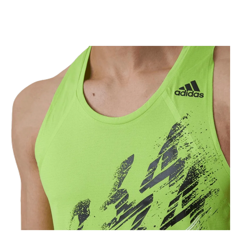 Adidas Speed Singlet Yellow