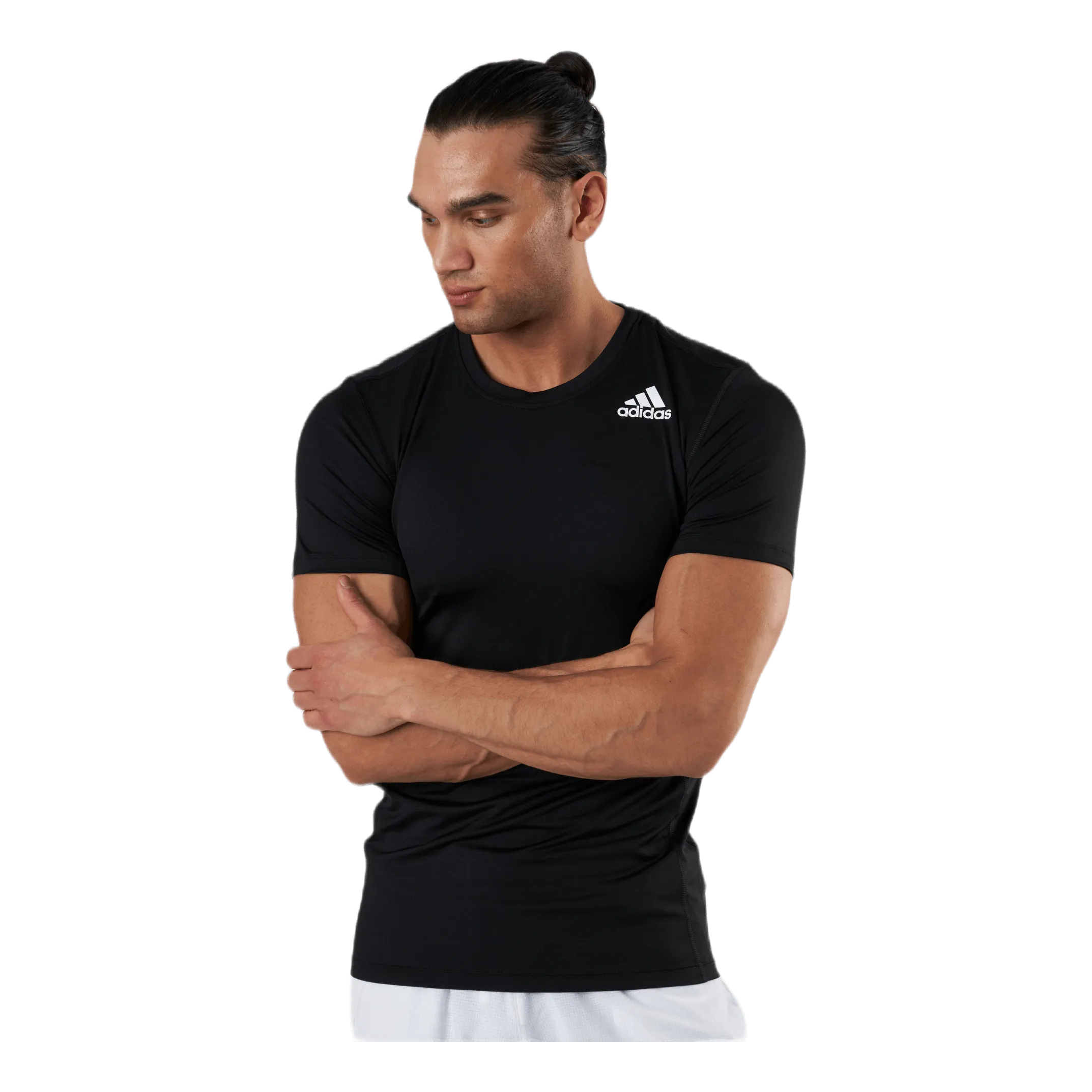Adidas Techfit Compression Short Sleeve Top Black