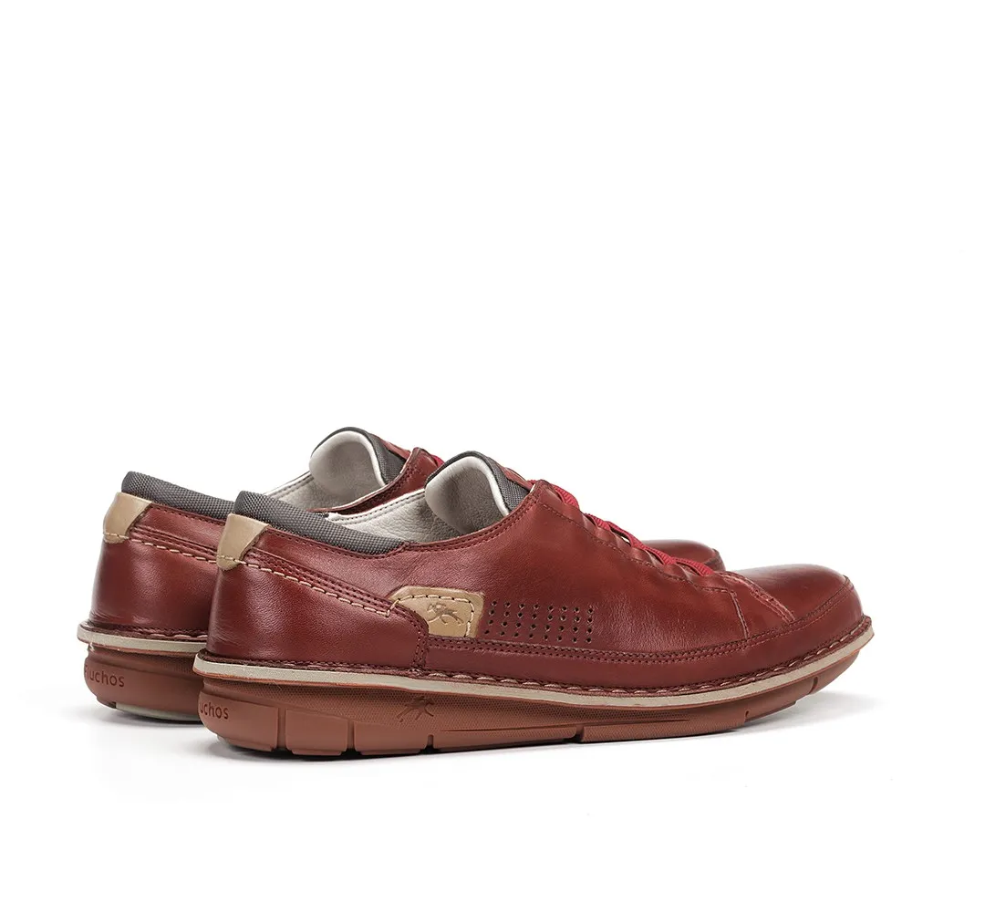 ALFA F0789 Zapato de Cordones Burdeos
