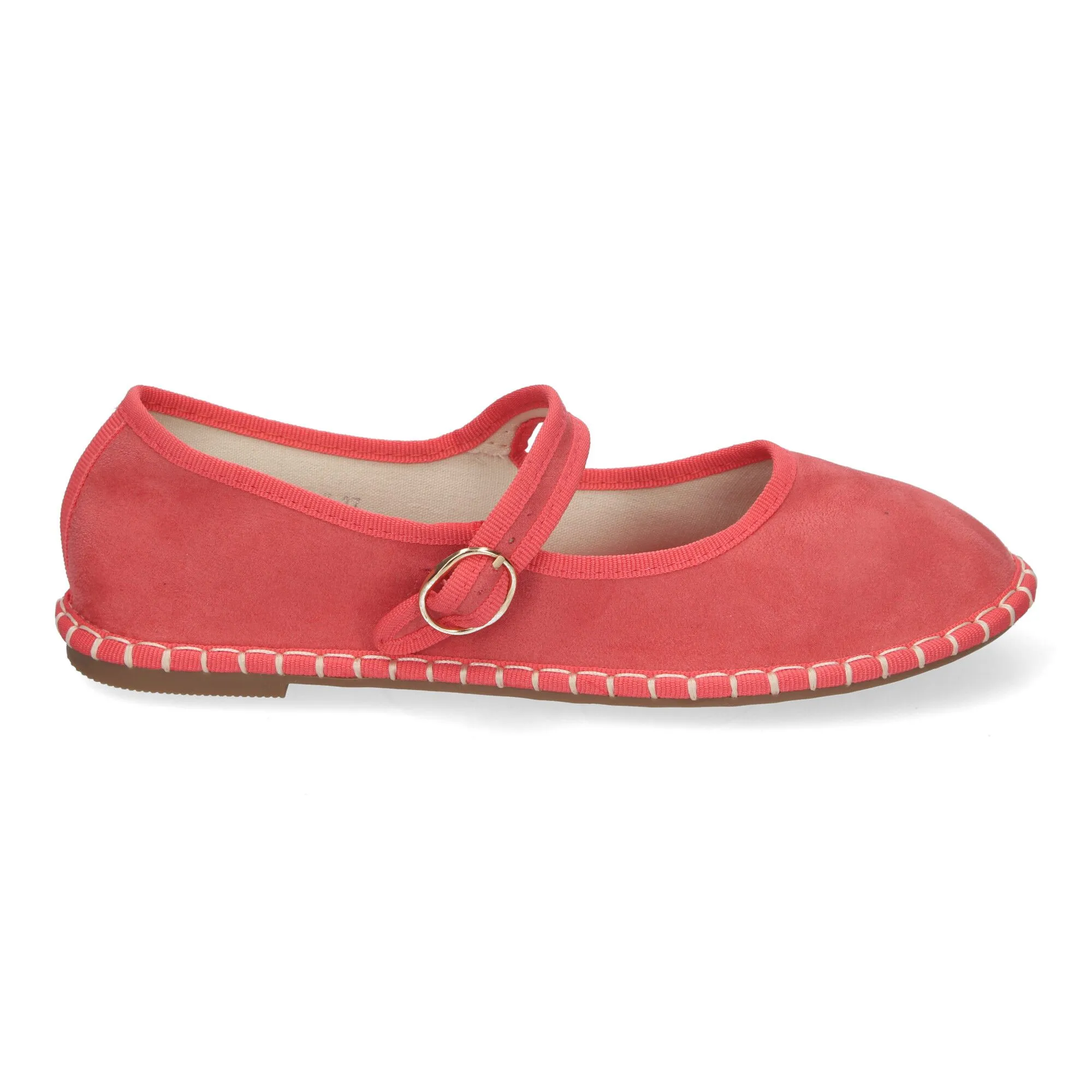 Alpargata veneciana estilo merceditas para mujer color rojo YSD