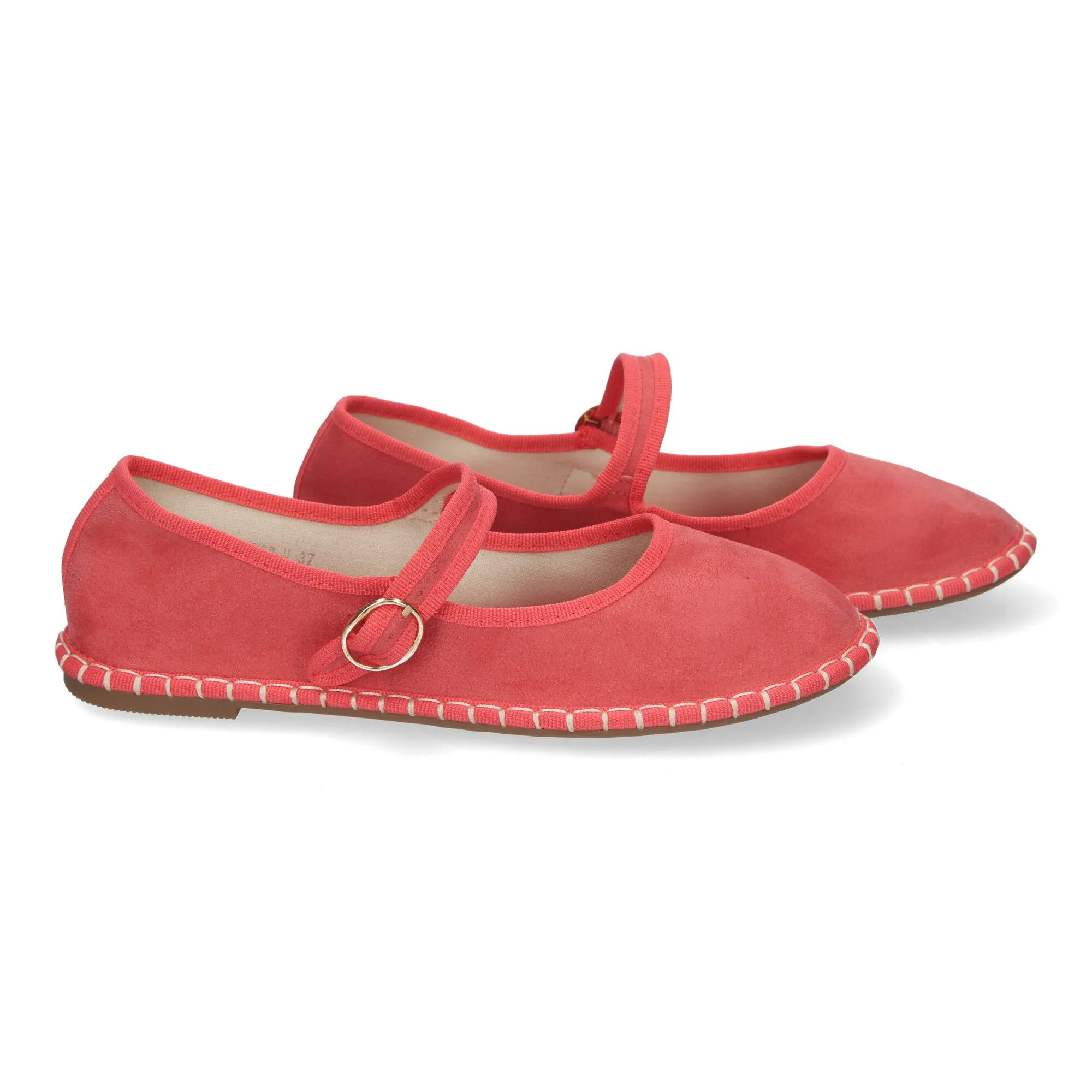 Alpargata veneciana estilo merceditas para mujer color rojo YSD