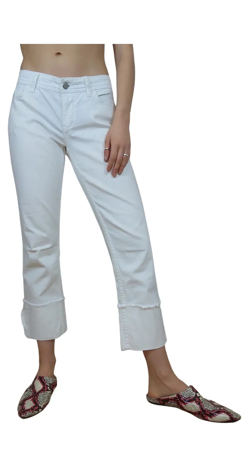 ANTHROPOLOGIE Pantalón Blanco Hypen