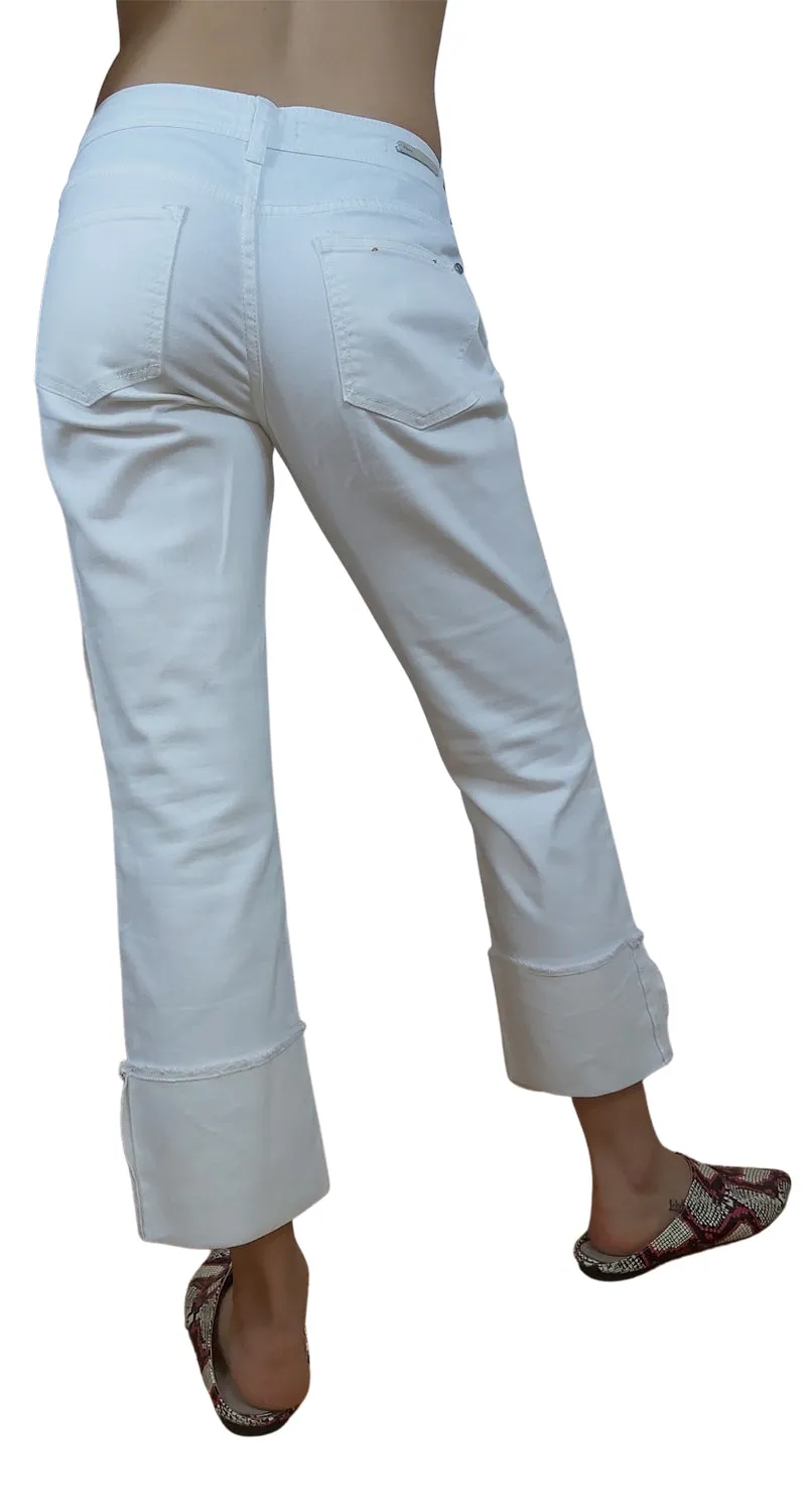 ANTHROPOLOGIE Pantalón Blanco Hypen