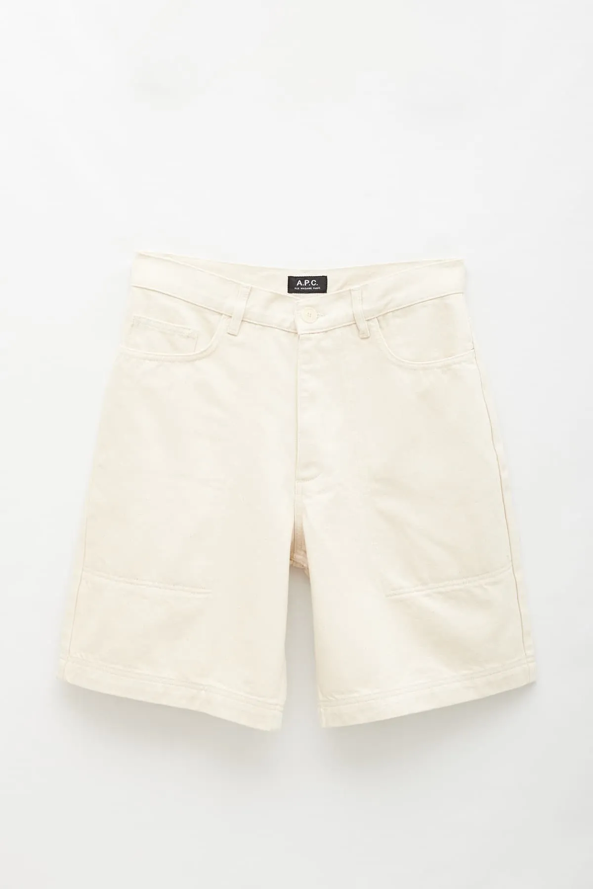 APC ECRU GILBERTO SHORT TROUSER