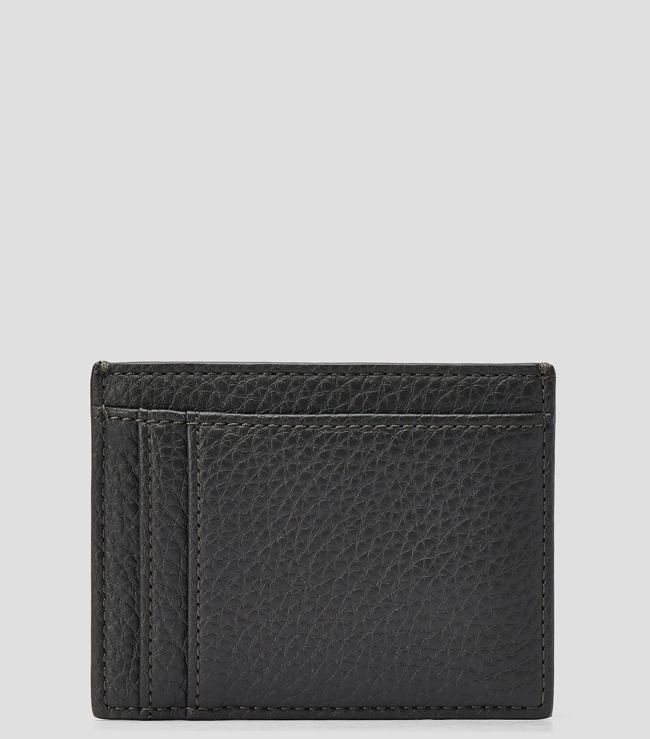 Armani Exchange Tarjetero liso granulado Hombre
