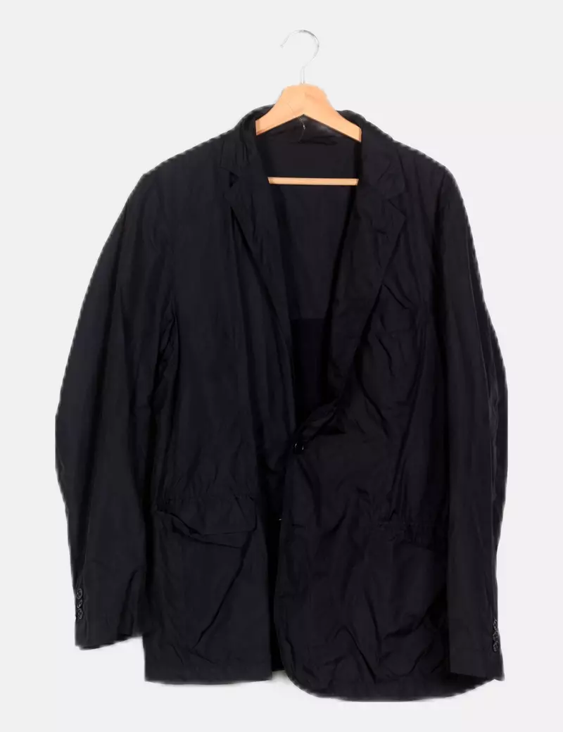 Aspesi Chaqueta azul impermeable