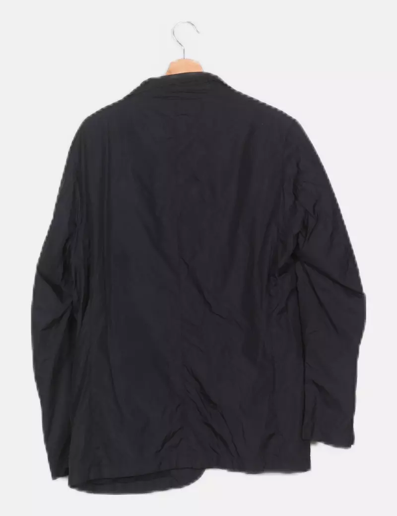 Aspesi Chaqueta azul impermeable
