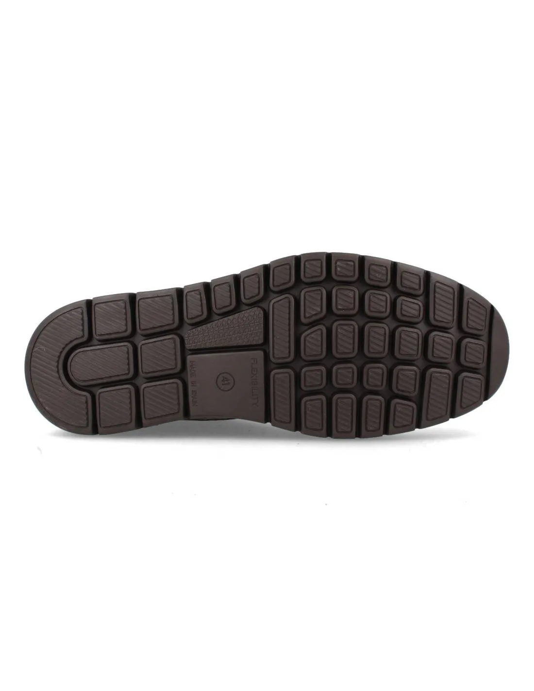 BAERCHI  ZAPATO HOMBRE FLEXIBLE BLUCHER CORDONES MARRóN