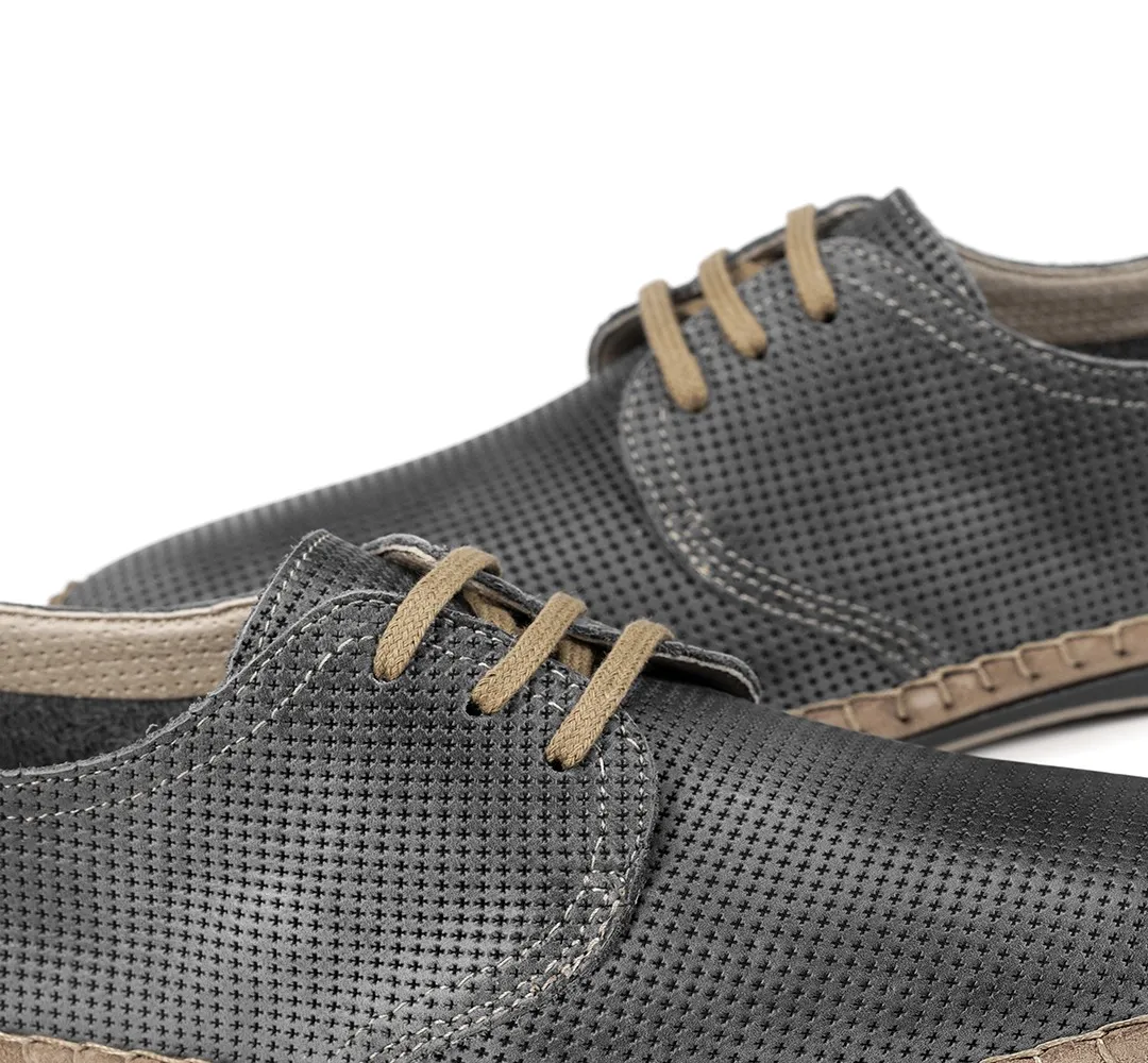 BAHAMAS 8675 Zapato de Cordones Azul
