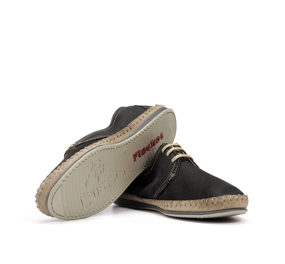 BAHAMAS 8675 Zapato de Cordones Negro