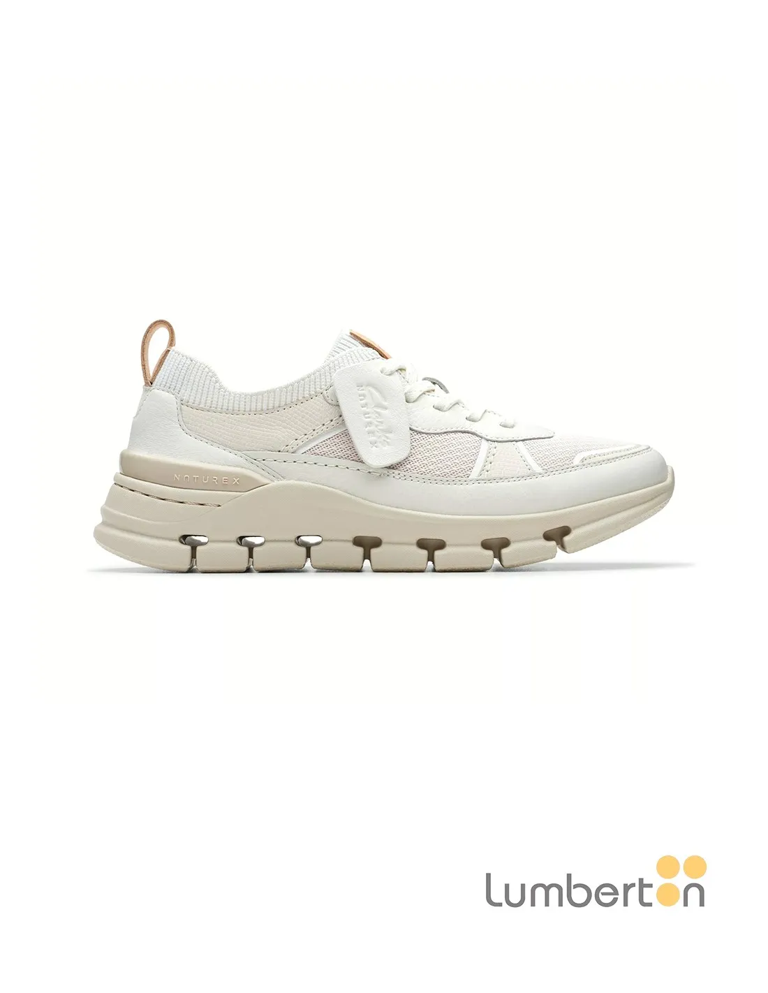 Bamba beig con red y cordones NATUREXB