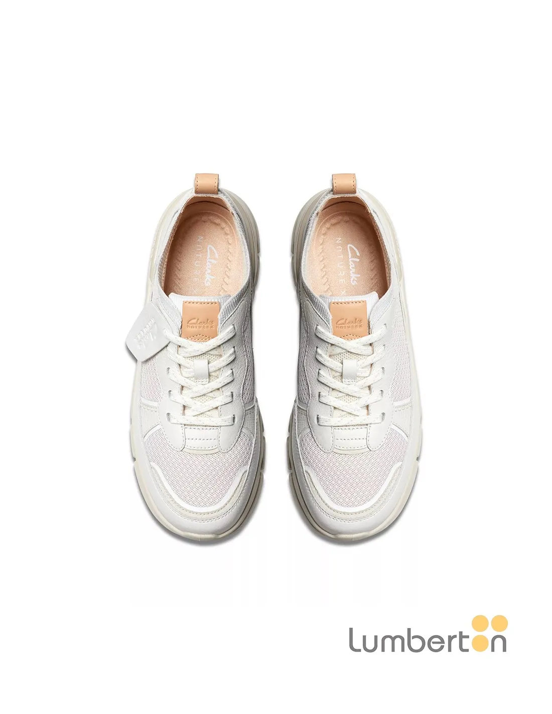 Bamba beig con red y cordones NATUREXB