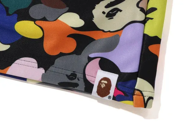 Bape Women Multi Camo Mini Skirt L Black J