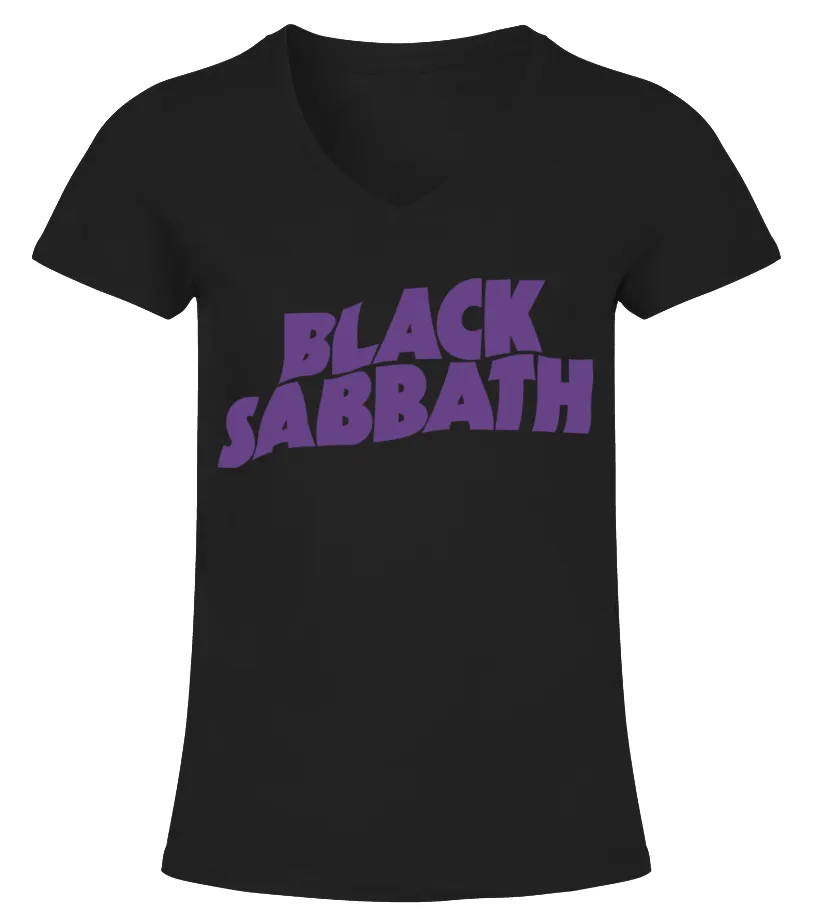 BK.Black Sabbath (28) Camiseta cuello pico Mujer