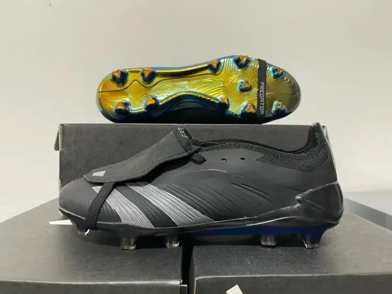 Bolsa de regalo Niños Top Botas de fútbol Precisión de élite.1 FG Tacas Pogba Precisión Niña Niña de cuero Zapatillas de fútbol 