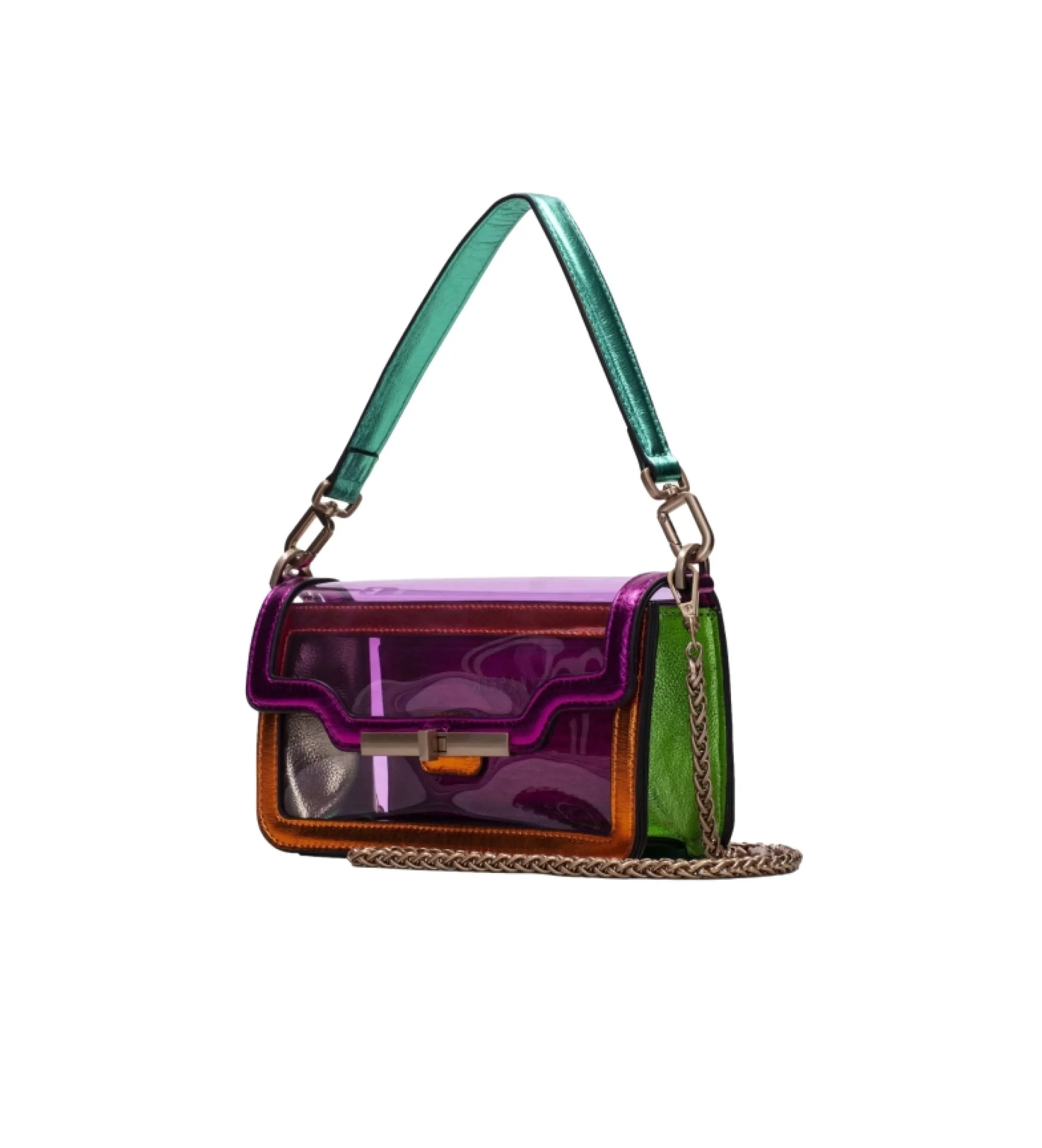 Bolso Baguette fucsia