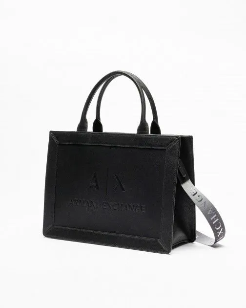 Bolso de mano Armani Exchange 942894 CC789 Negro