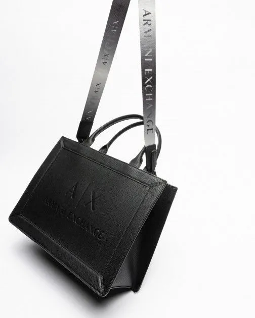 Bolso de mano Armani Exchange 942894 CC789 Negro