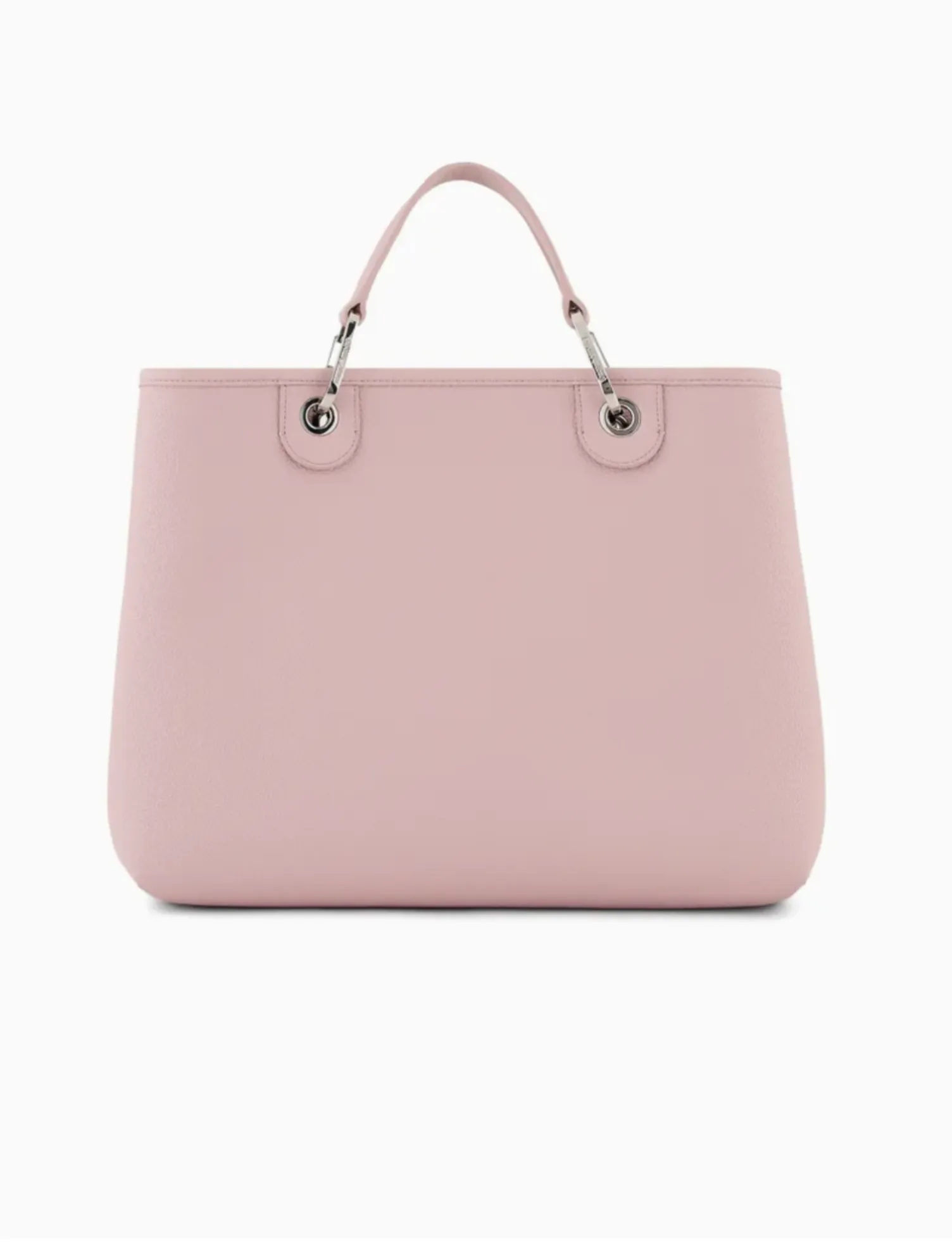 Bolso Shopper Grande Piel Rosa Emporio Armani