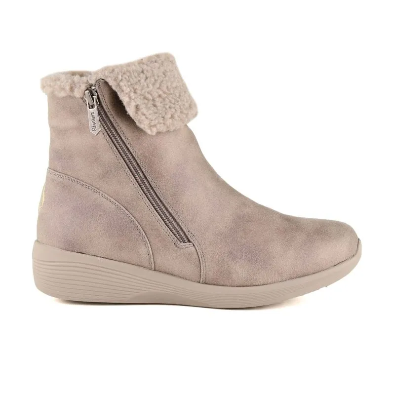 Bota Casual Skechers Arya New Rumor Beige