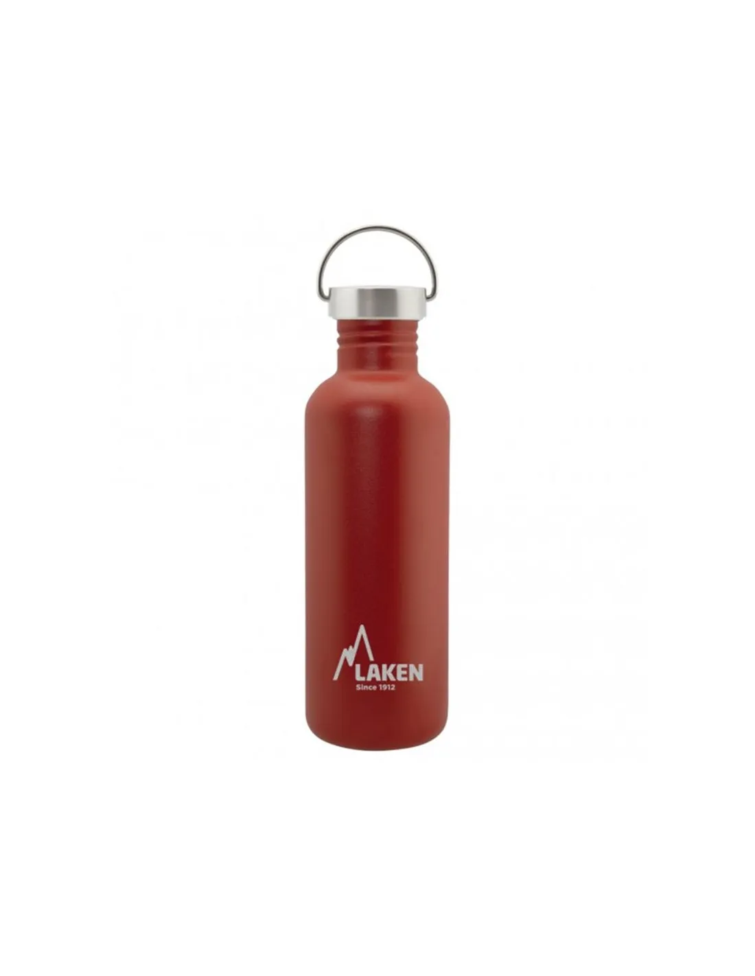 Botella de acero inoxidable Basic 1L S/S Tapón Rojo