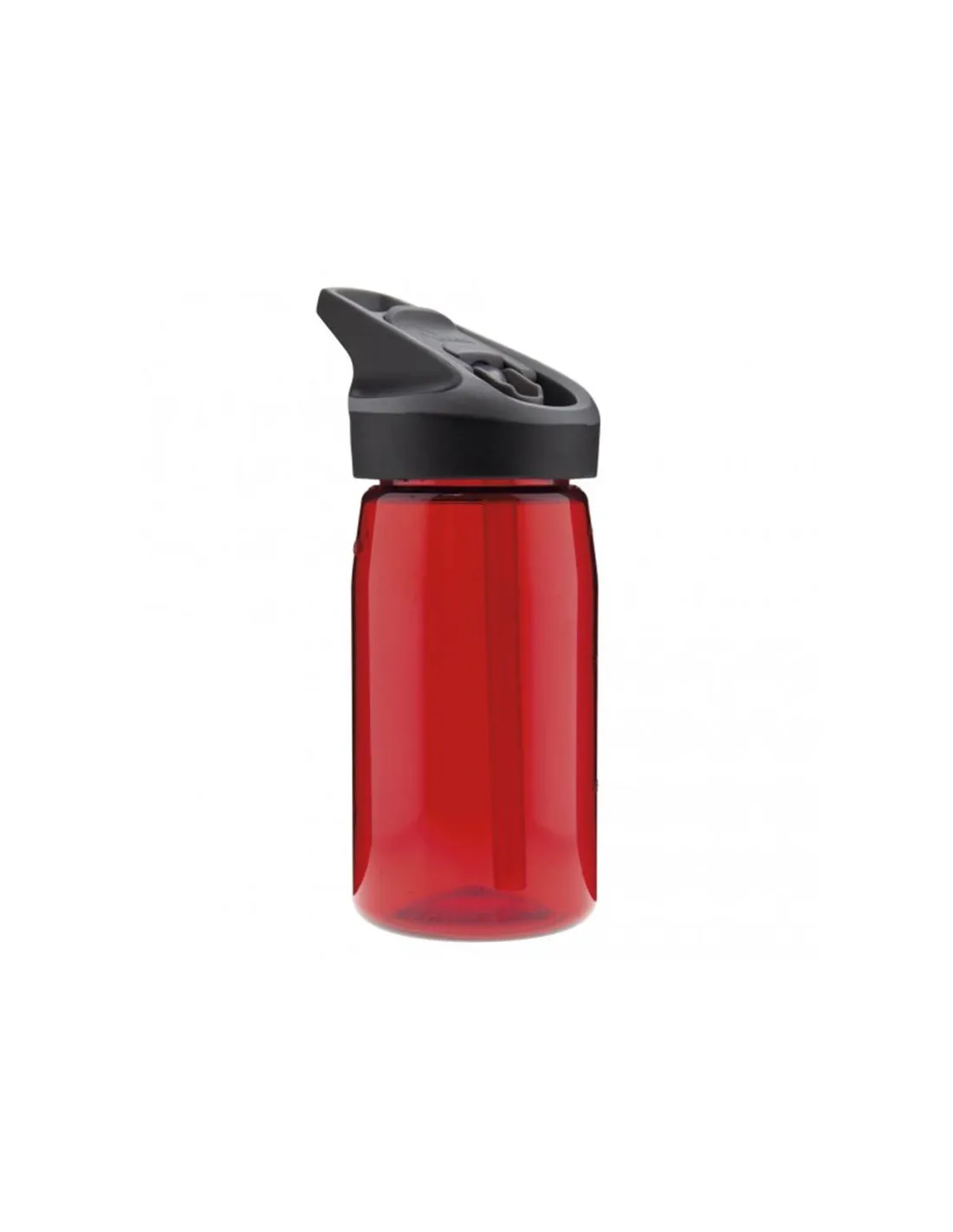 Botella Tritan 0.45 L. Rojo tapón Jannu