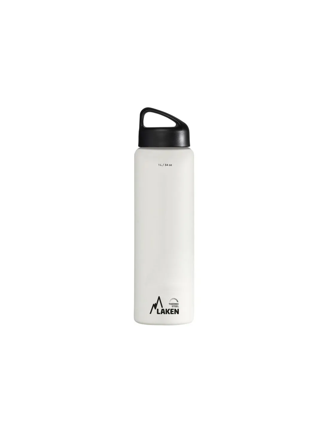 Botella térmica Laken acero inoxidable 18/8 1L Blanco
