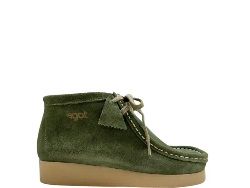 BOTIN WASP WALLABEE AGOT EN COLOR SERRAJE MUSGO
