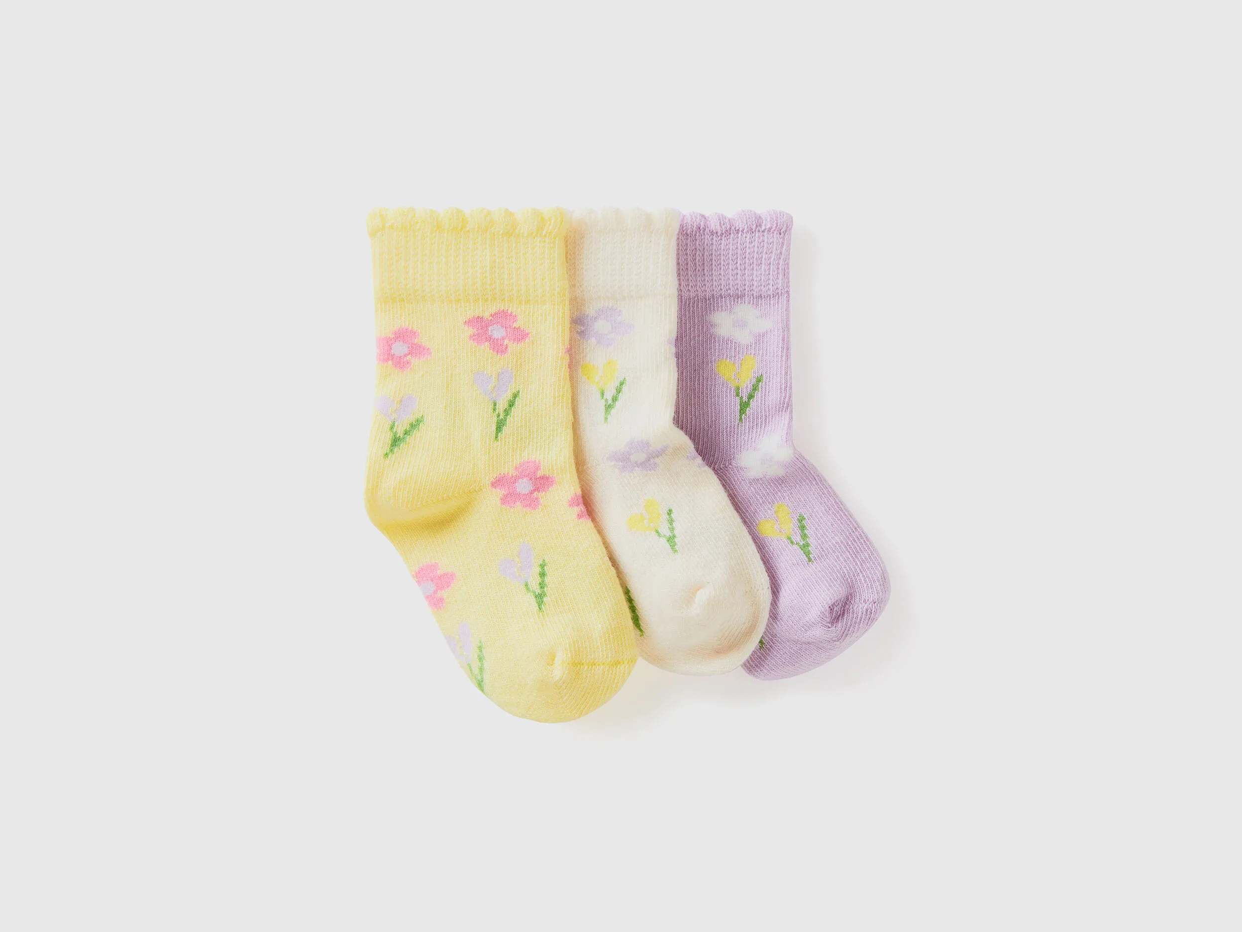Calcetines cortos con estampado de jacquard