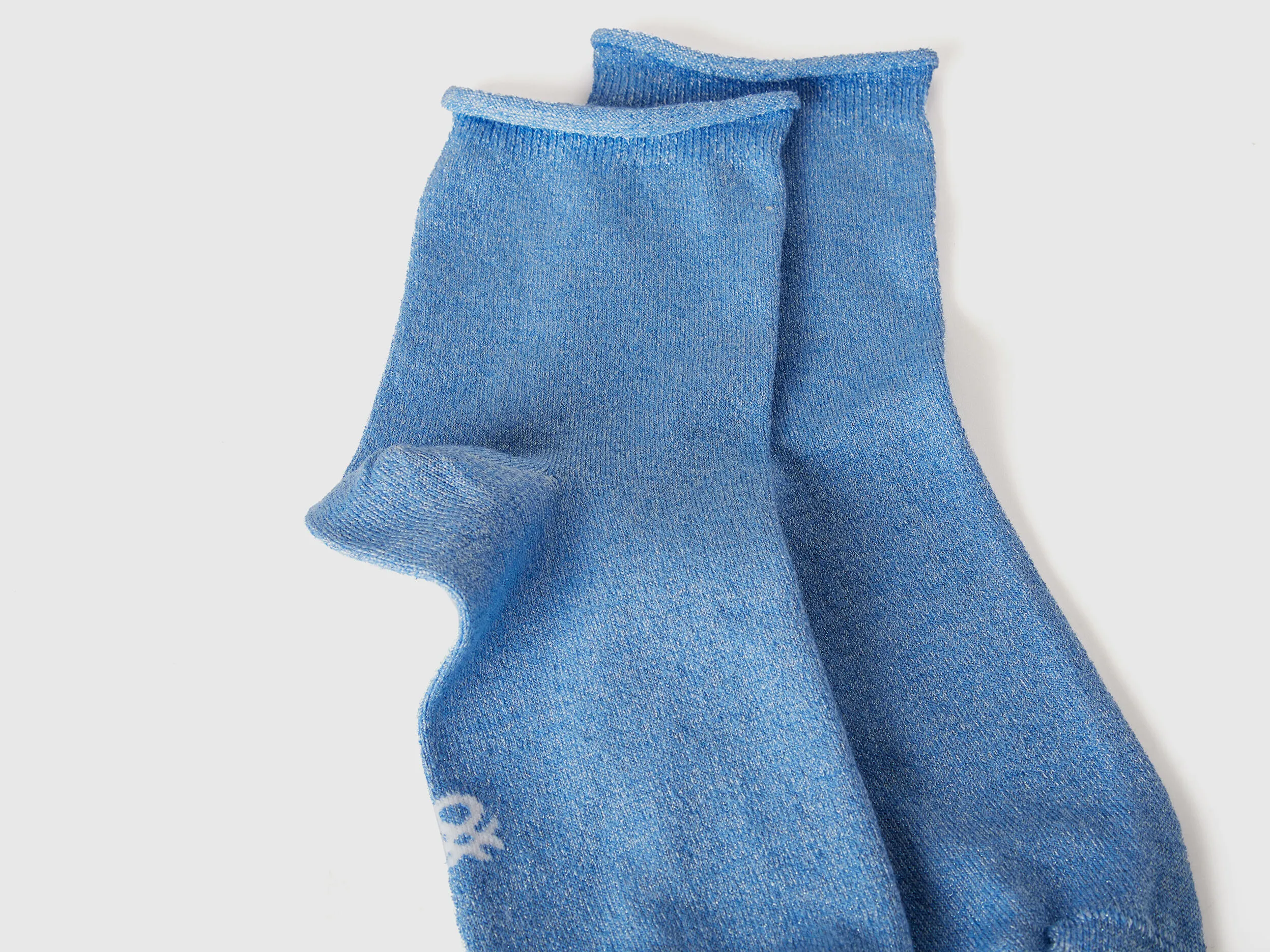 Calcetines cortos con lúrex