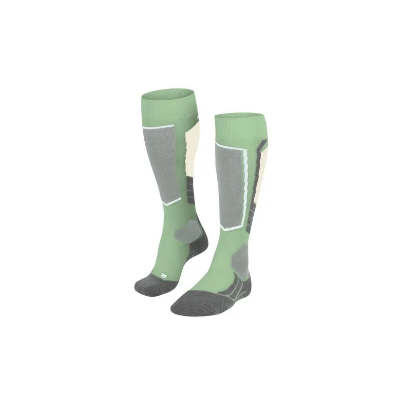 Calcetines de esquí Falke SK2 Intermediate Wool Women (verde tranquilo)
