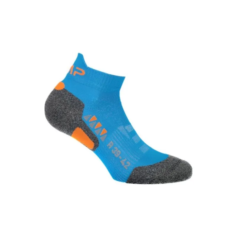 Calcetines de running CMP Skinlife (Azul rif Flash Naranja)
