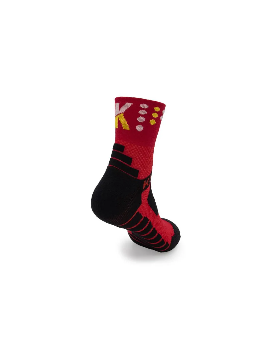 Calcetines de running Kamuabu Tanque 5 Estrellas rojo