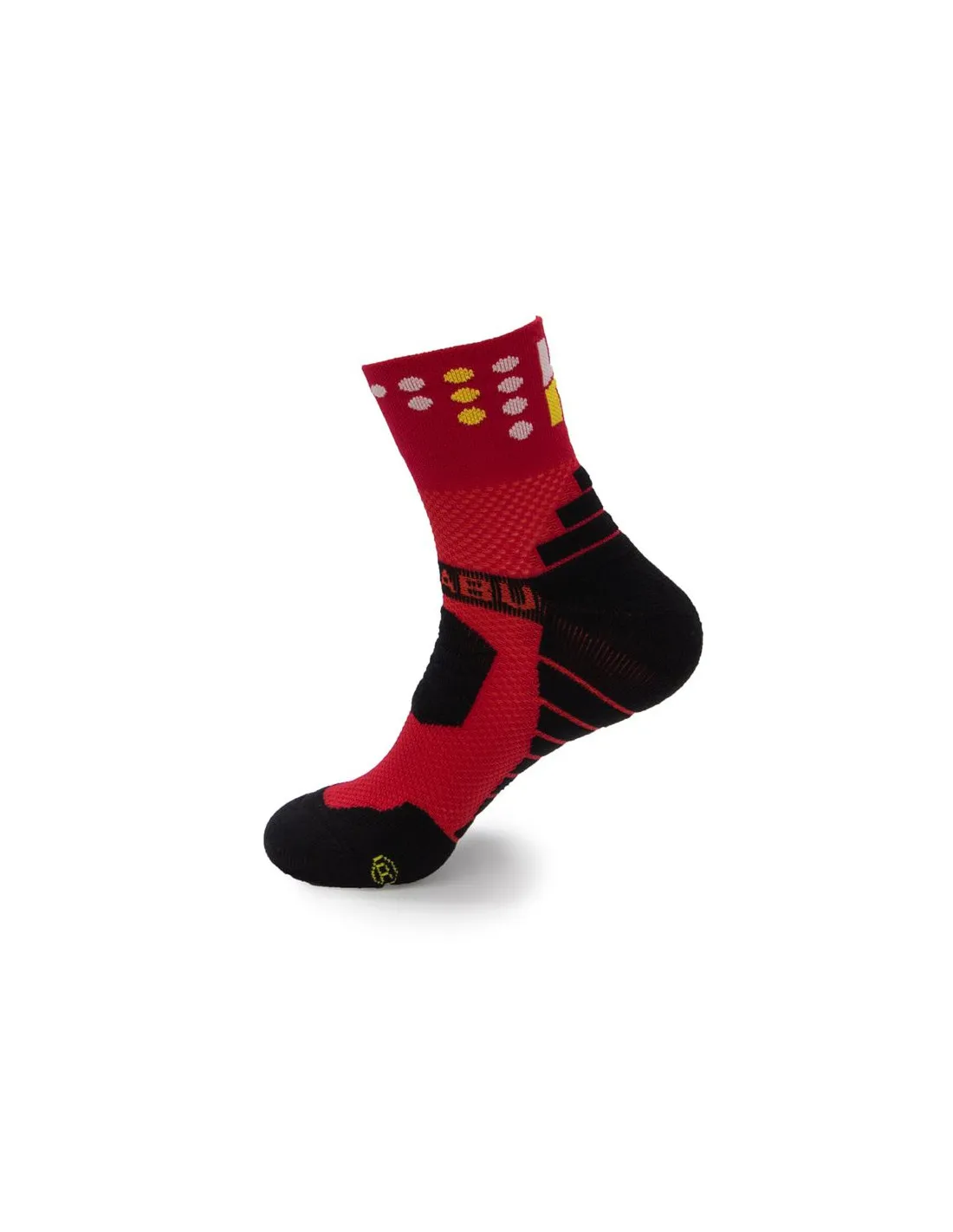 Calcetines de running Kamuabu Tanque 5 Estrellas rojo