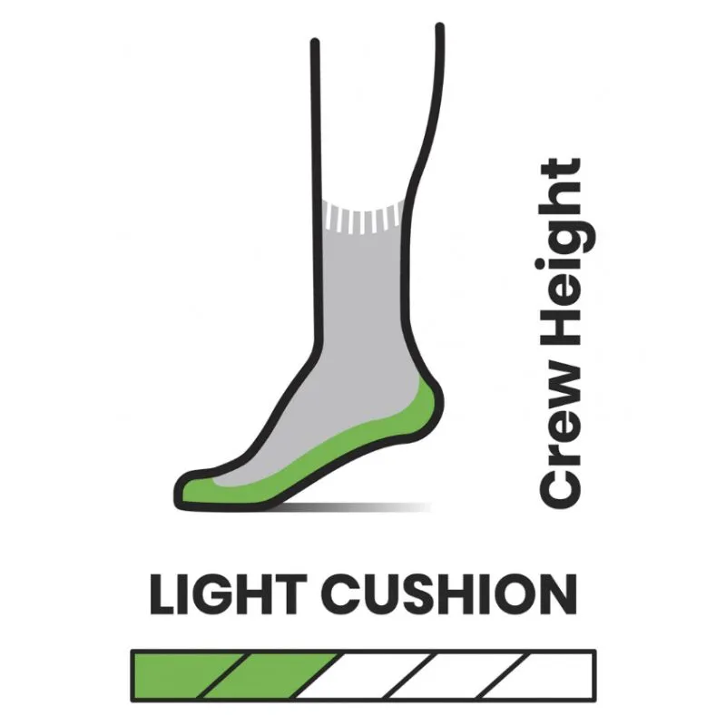 Calcetines de senderismo para mujer Smartwool Light Cushion Margarita Crew (Picante)