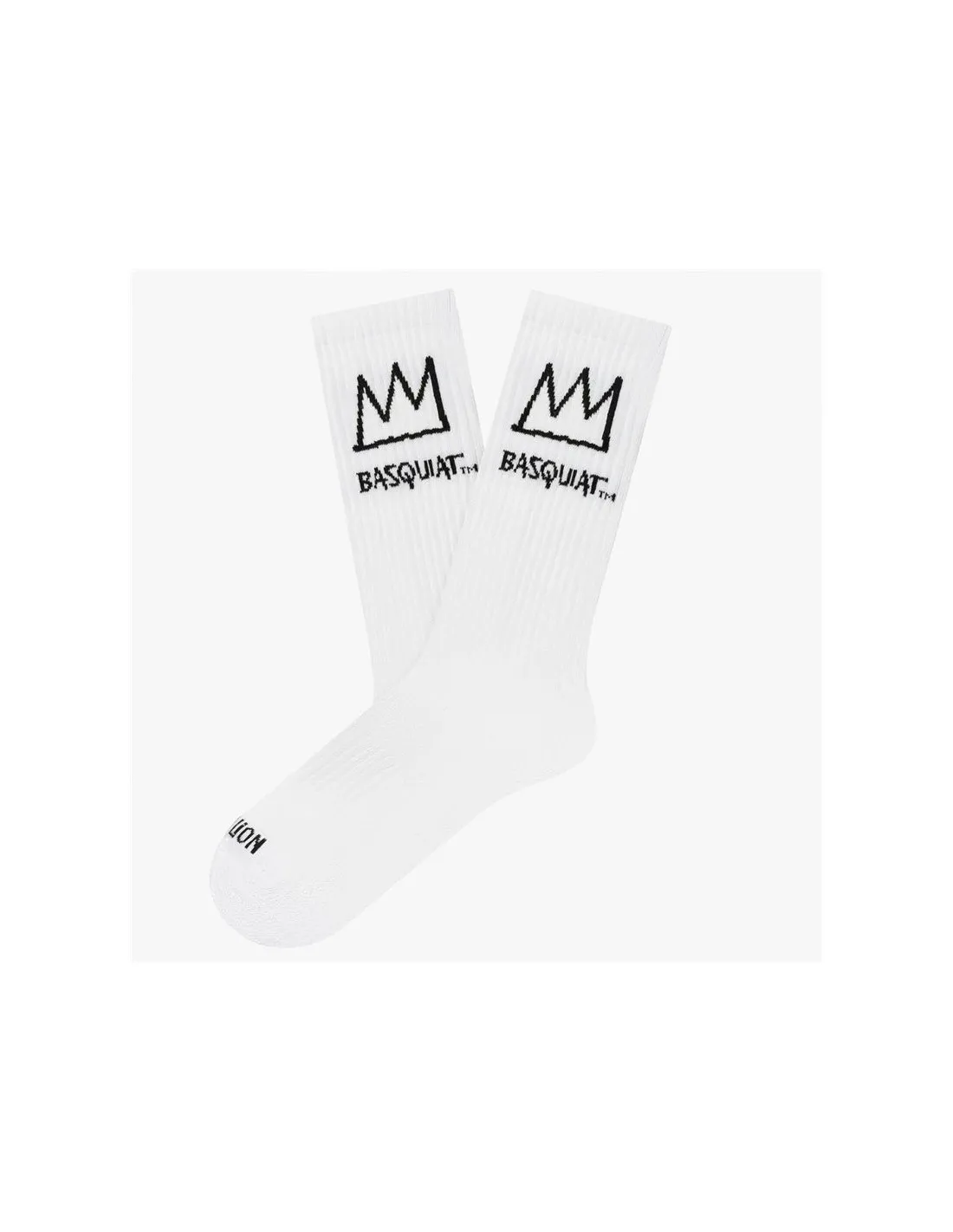 Calcetines Jimmy Lion Athletic Basquiat Crown White